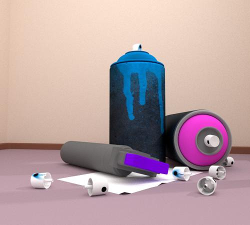 Spray can & marker preview image